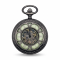 Black Flower Hunter Pocket Watch pocket watch