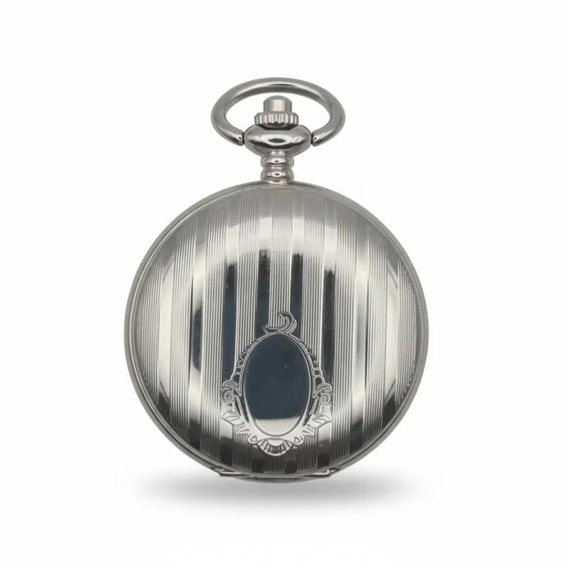 Silver Victorian Double Hunter Fob Watch