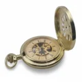 Golden Victorian Rim Hunter Pocket Watch