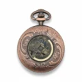 Flower Half Hunter Pocket Watch