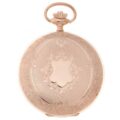 Gents 49mm Rose Gold Plated Swiss Quartz Pocket Watch