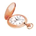 Gents 49mm Rose Gold Plated Swiss Quartz Pocket Watch