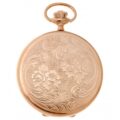 Gents 49mm Rose Gold Plated Swiss Quartz Pocket Watch