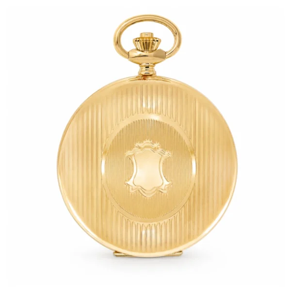 18ct. Solid Gold 51mm Mechanical Skeleton Swiss Movement Pocket Watch - image 1 18ct. Solid Gold 51mm Mechanical Skeleton Swiss Movement Pocket Watch