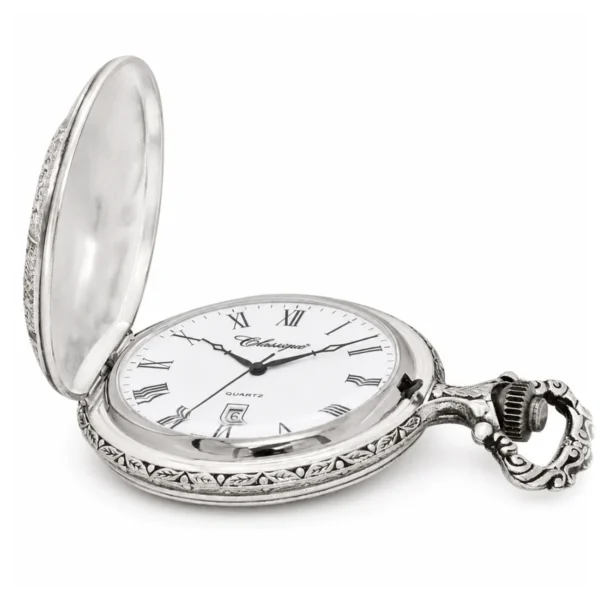 Gents 48mm Gold Plated Opera Enamel Swiss Quartz Pocket Watch - image 4 Gents 48mm Gold Plated Opera Enamel Swiss Quartz Pocket Watch