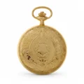 Gents 51mm Gold Plated Swiss Made Mechanical Pocket Watch